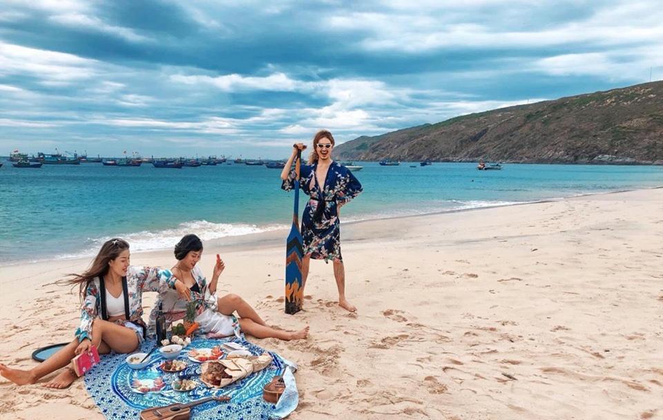 La Beach House Nhon Ly Quy Nhon Exteriör bild